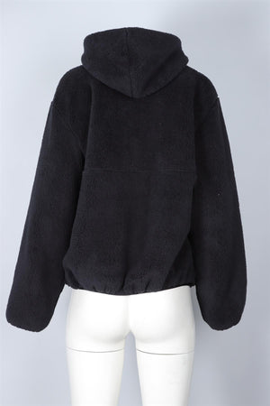 AVIATOR NATION BLACK FLEECE HOODIE MEDIUM