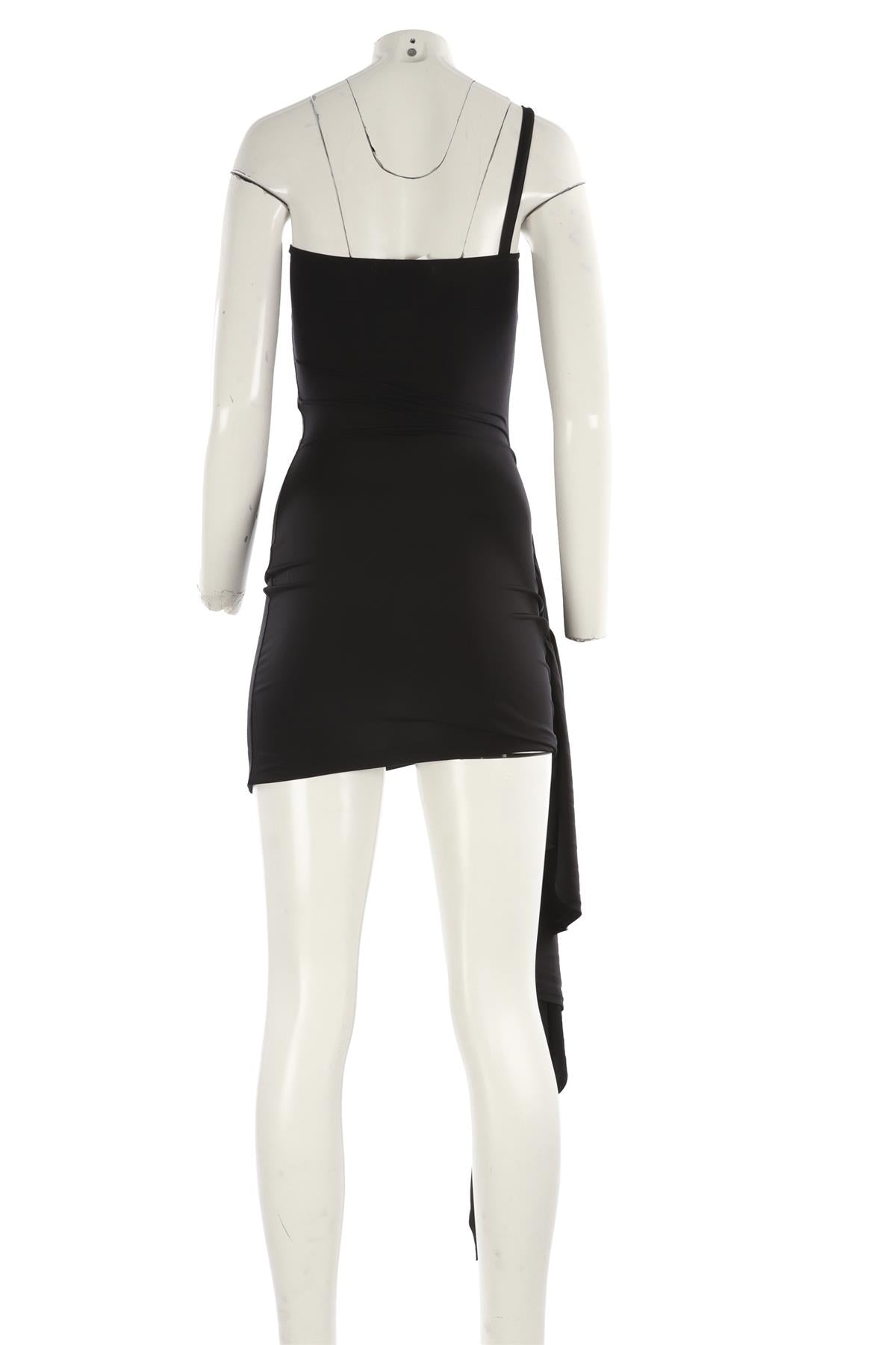 RAT & BOA BLACK JERSEY MINI DRESS XSMALL