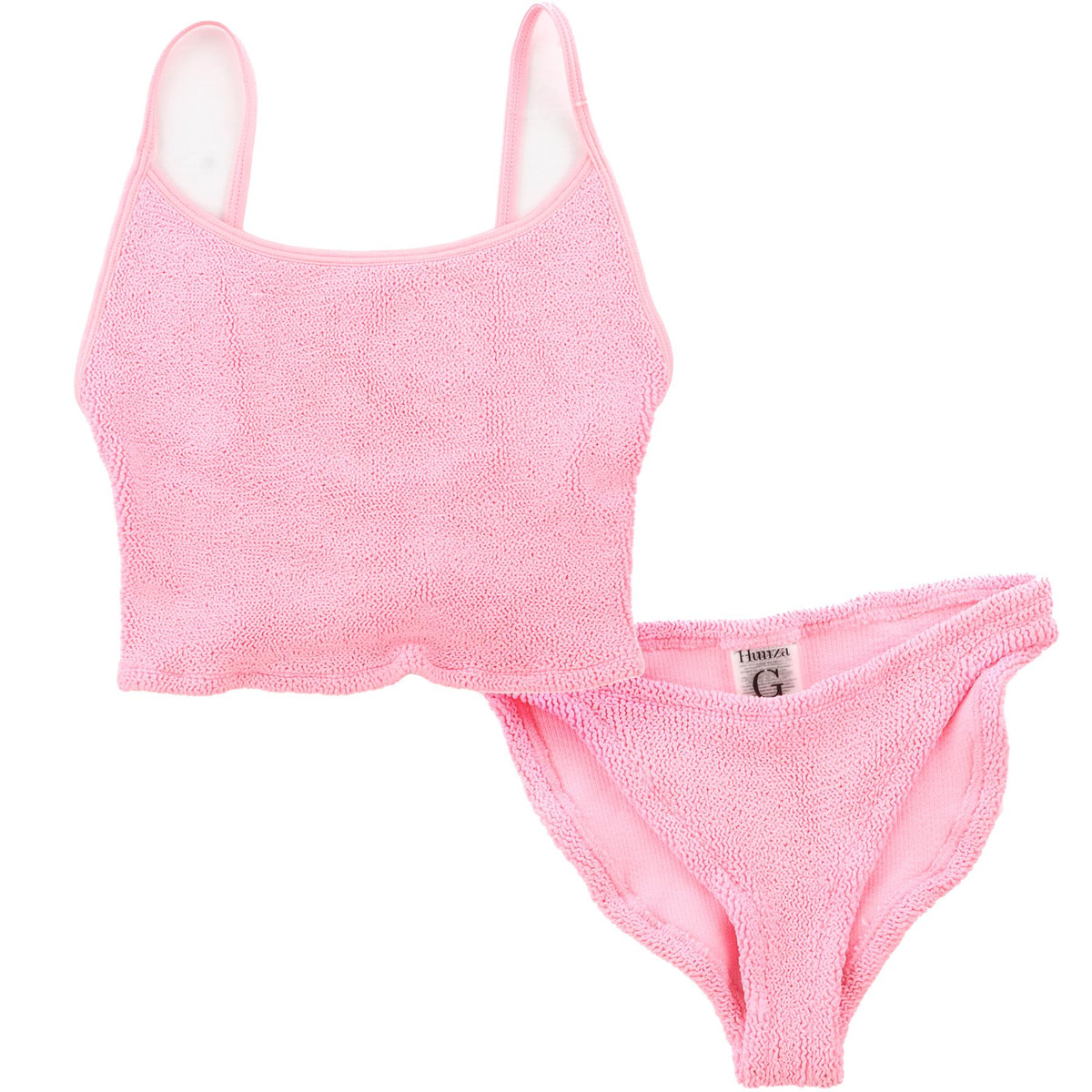 HUNZA G PINK BIKINI ONE SIZE