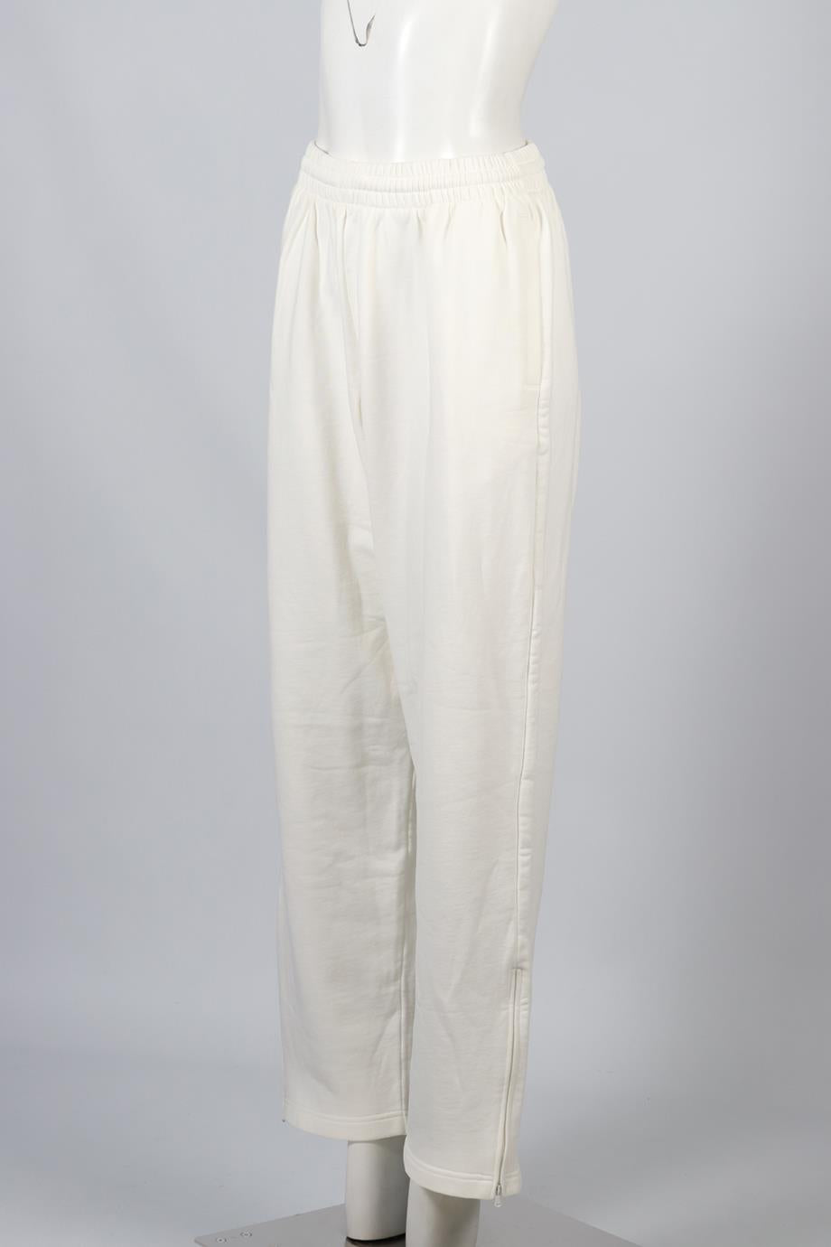 WARDROBE NYC + HAILEY BIEBER COTTON WIDE LEG PANTS XSMALL