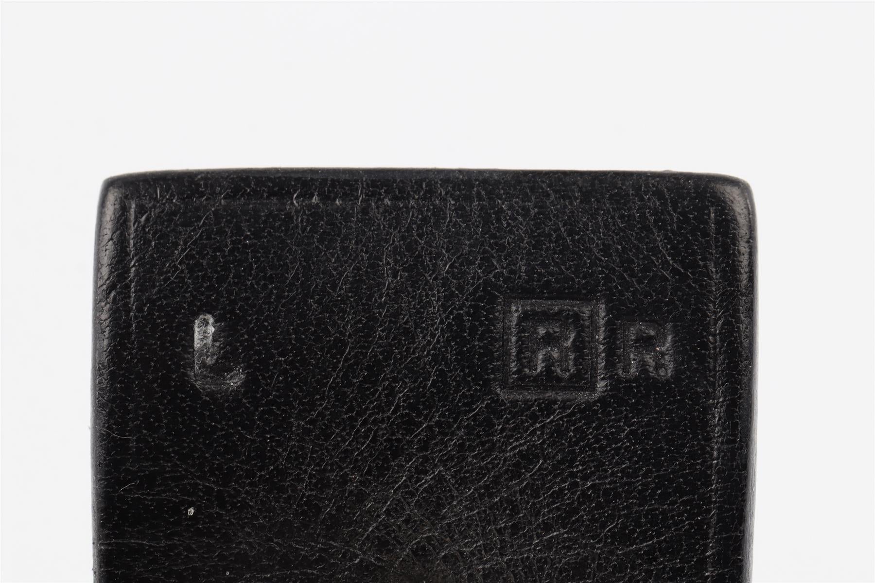 HERMÈS BLACK 2014 HIP HOP LEATHER BRACELET