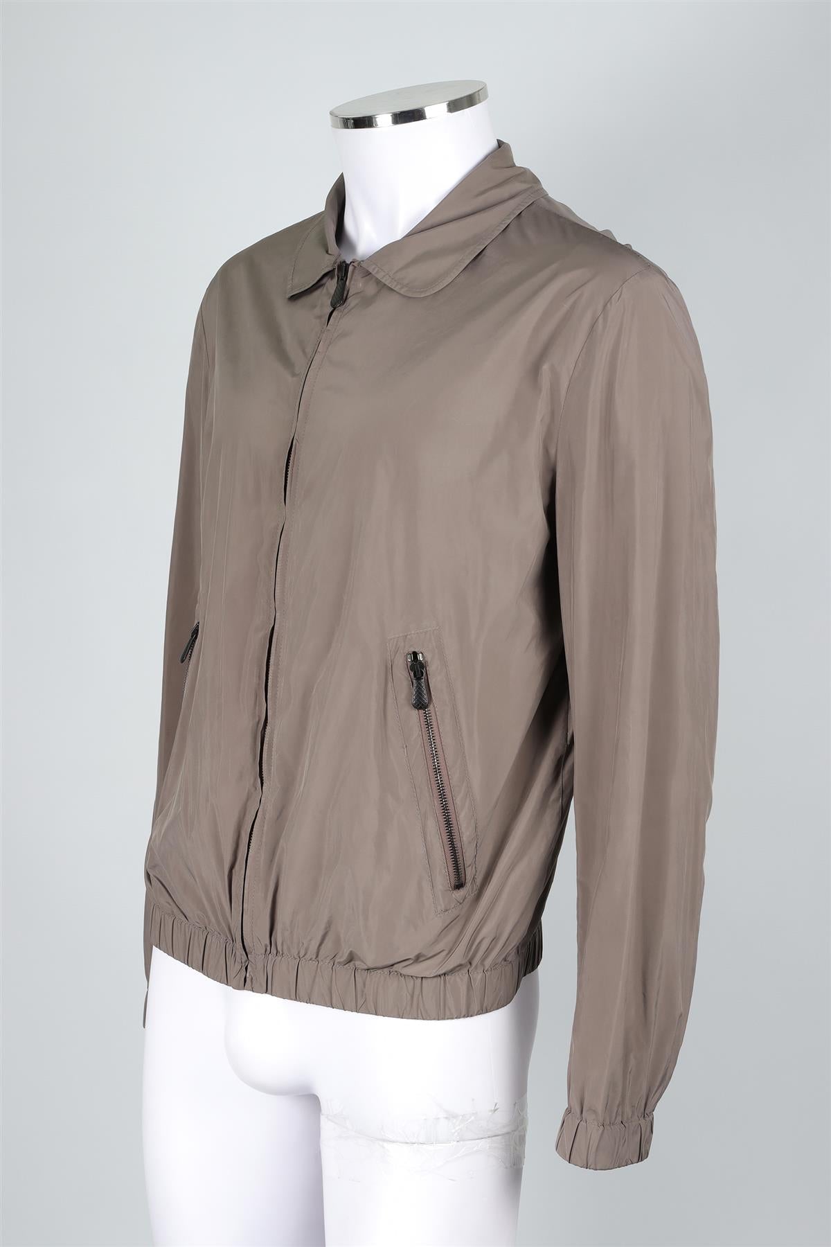 BOTTEGA VENETA GREY MEN'S SHELL JACKET IT 50 UK/US 40
