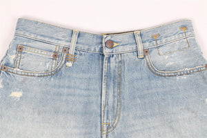 R13 HIGH RISE DENIM SHORTS W27 UK 8-10
