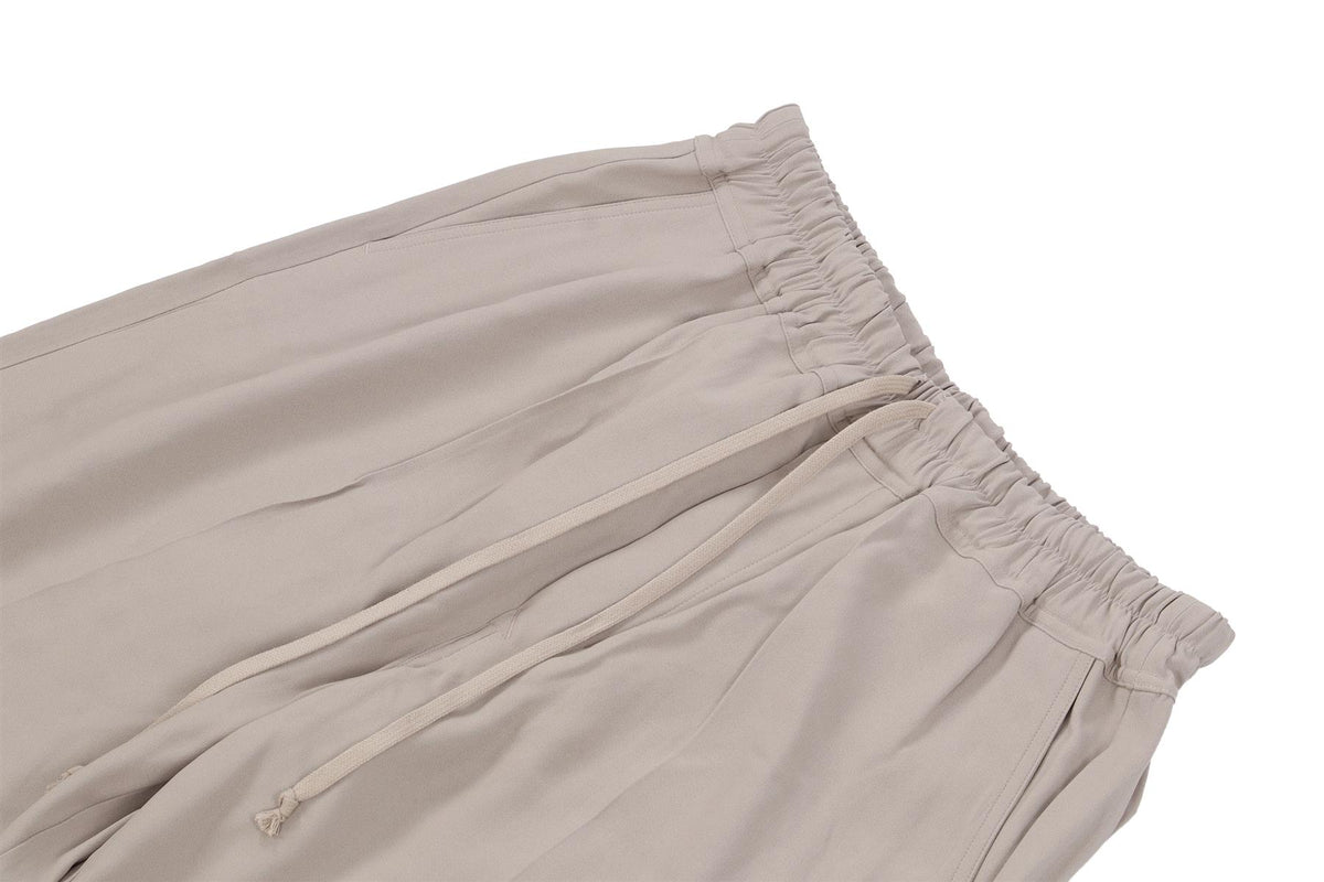 RICK OWENS GREY CREPE WIDE LEG PANTS IT 46 UK 14