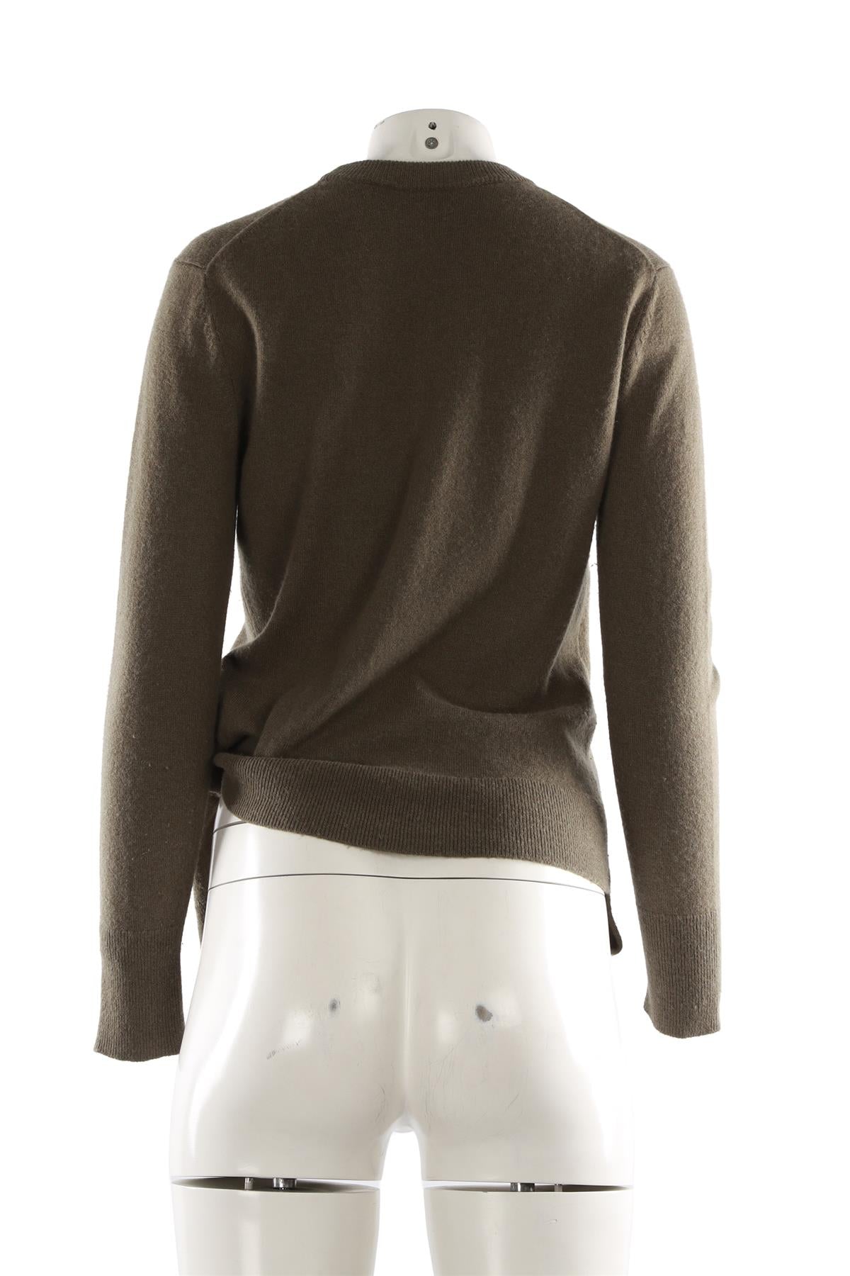 GREEN CASHMERE SWEATER