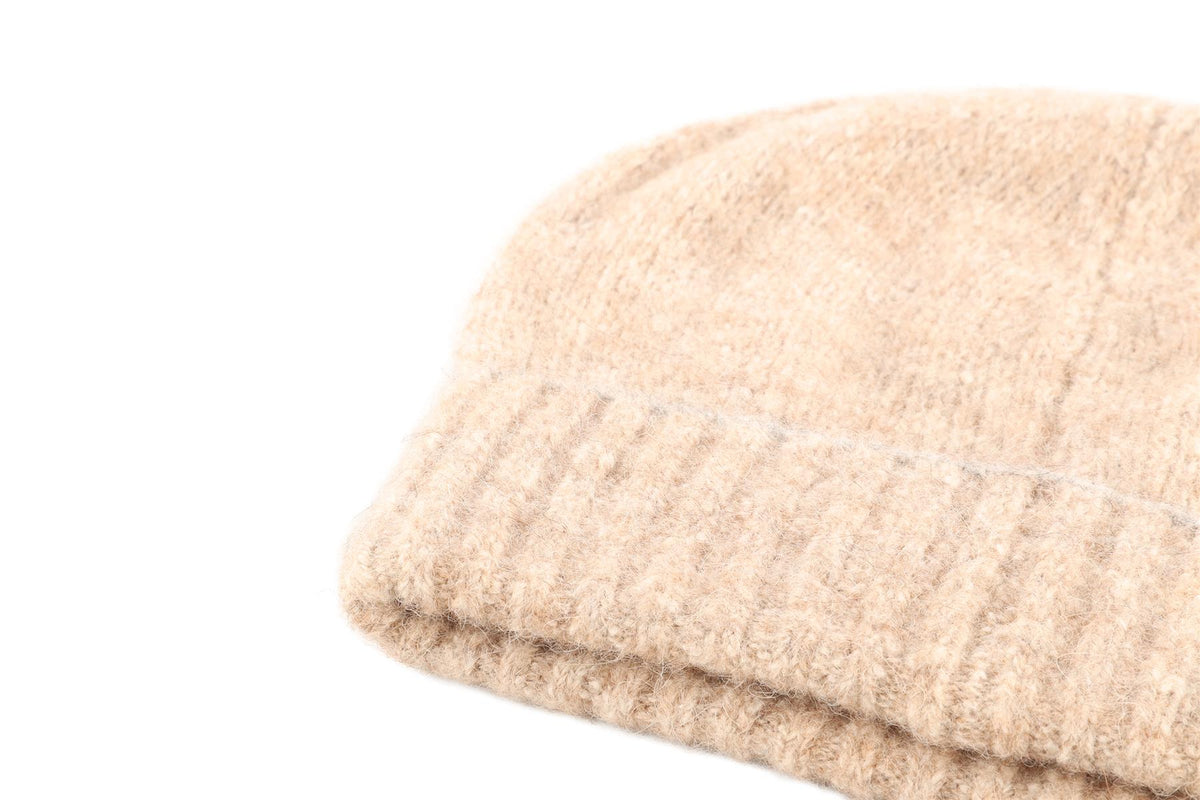 BRUNELLO CUCINELLI BEIGE KIDS BOYS BEANIE ONE SIZE