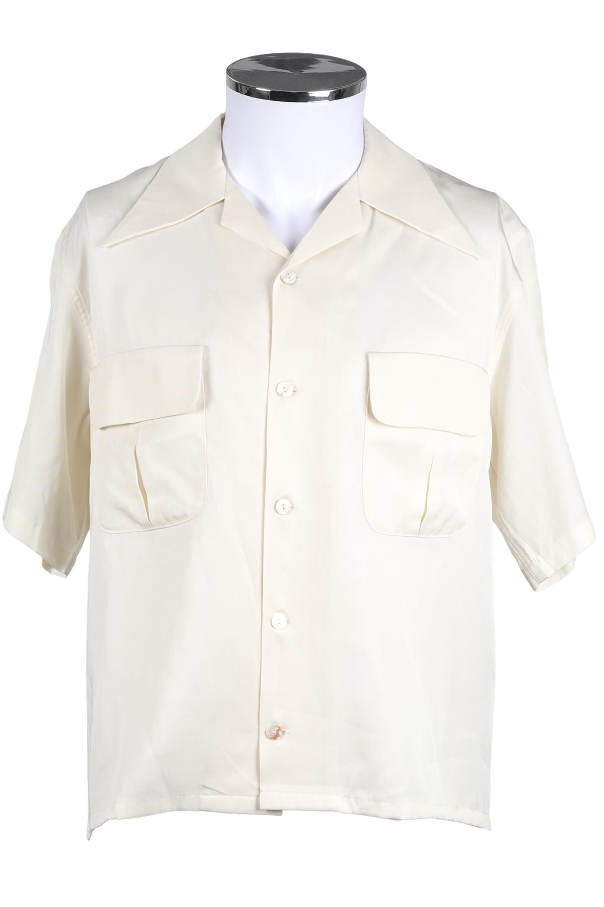 NO MAINTENANCE MEN'S CREAM TENCIL SHIRT SMALL