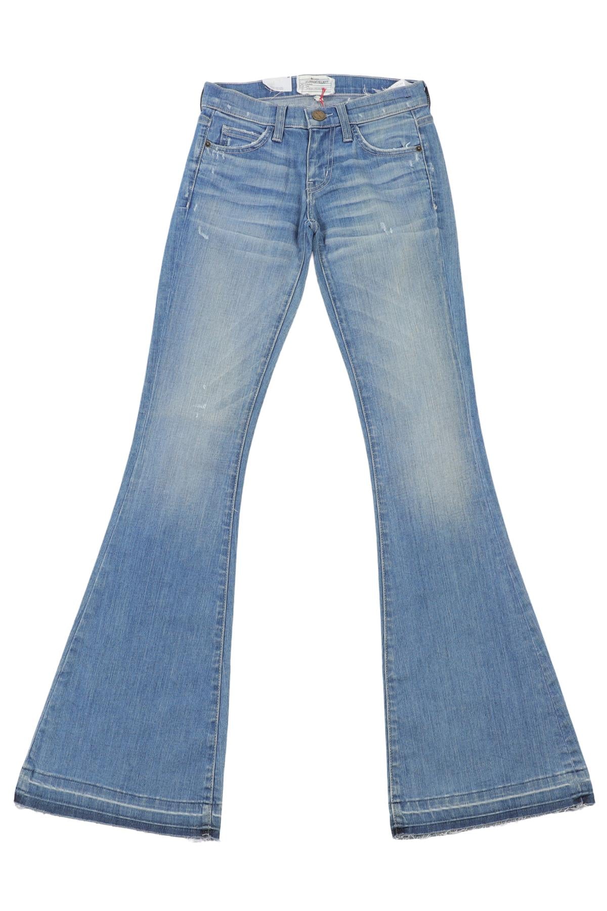 CURRENT/ELLIOTT BLUE MID RISE SKINNY JEANS W24 UK 6