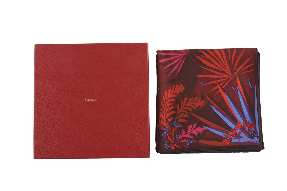 CARTIER MULTI PANTHERE DE CARTIER SILK SCARF