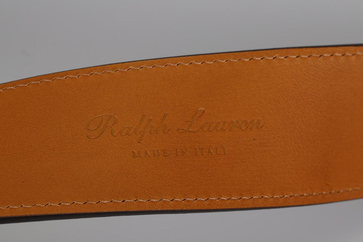 RALPH LAUREN LEATHER WAIST BELT