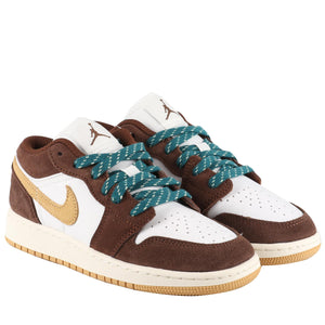 NIKE BROWN KIDS GIRLS AIR JORDAN SNEAKERS EU 35.5 UK 3 US 3.5