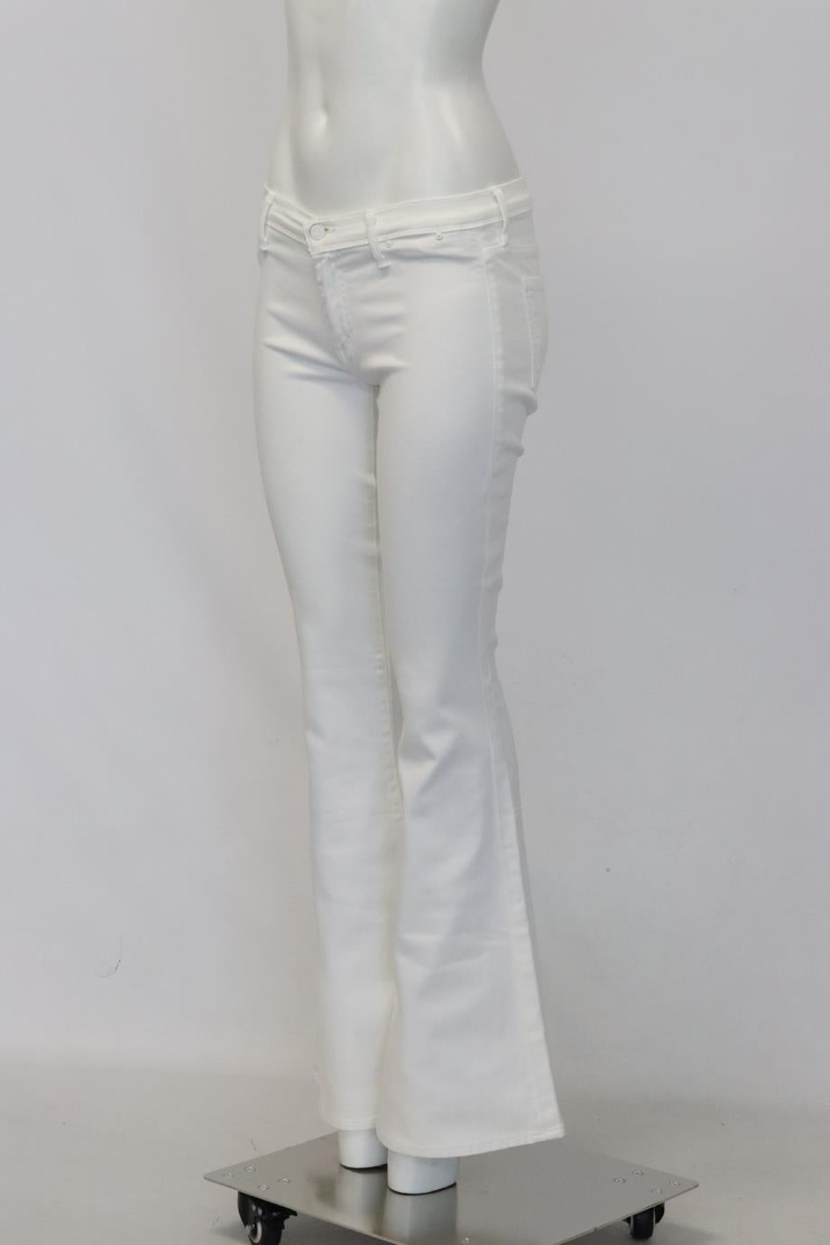 MOTHER LOW RISE FLARED JEANS W27 UK 8-10