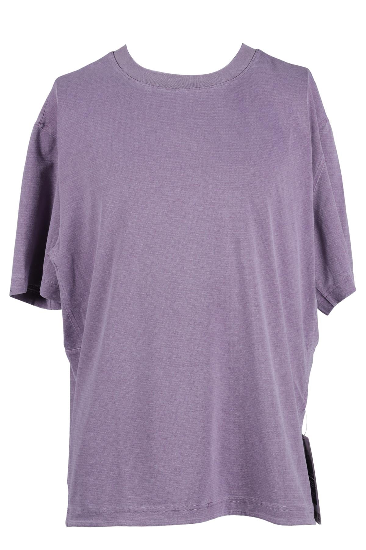 LULULEMON PURPLE MEN'S COTTON T-SHIRT LARGE