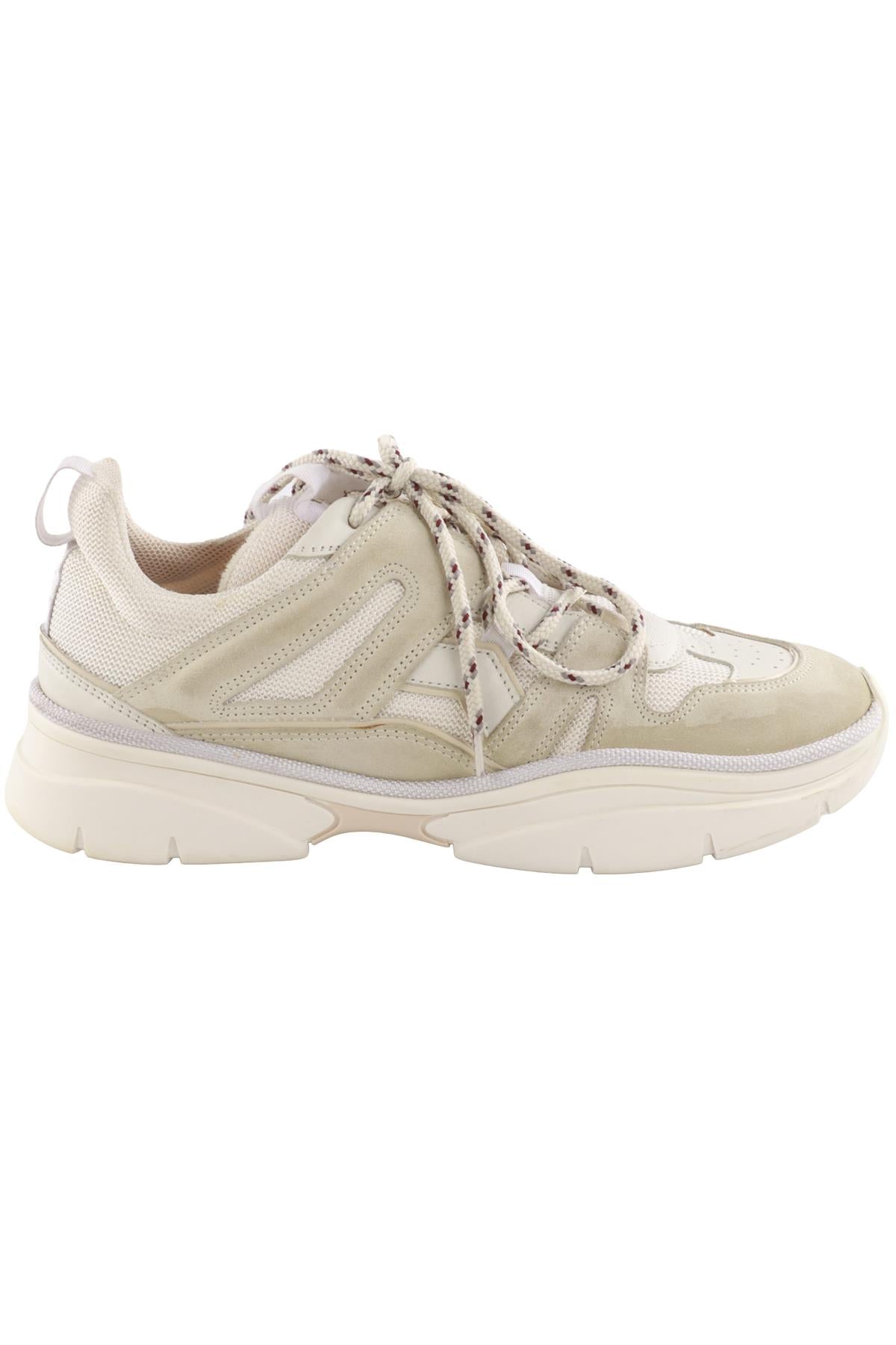 ISABEL MARANT ECRU SUEDE SNEAKERS EU 40 UK 7 US 10