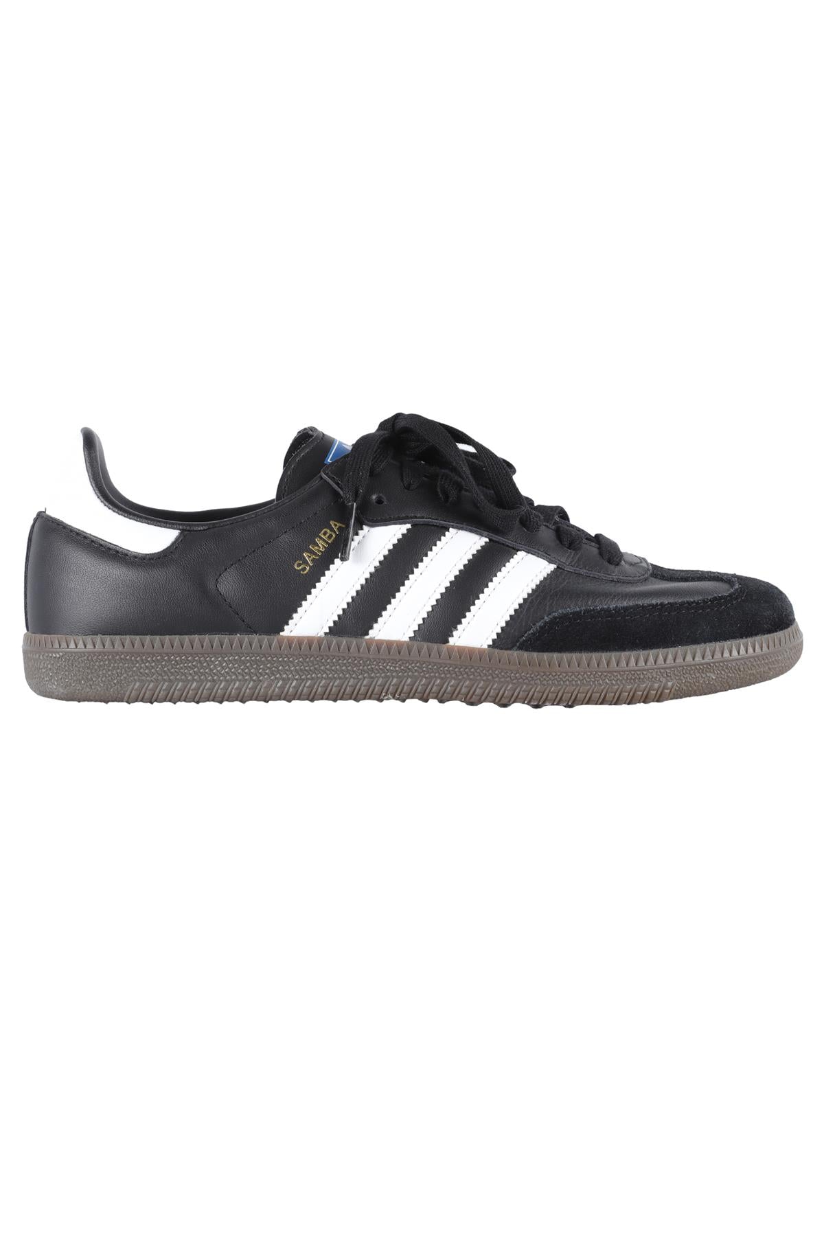 ADIDAS BLACK SAMBA CORE BLACK CLOUD WHITE SNEAKERS EU 39 1/3 UK 6 US 6.5