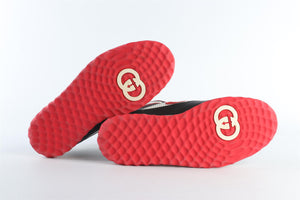 GUCCI RED MAC80 LEATHER SNEAKERS EU 40 UK 7 US 10