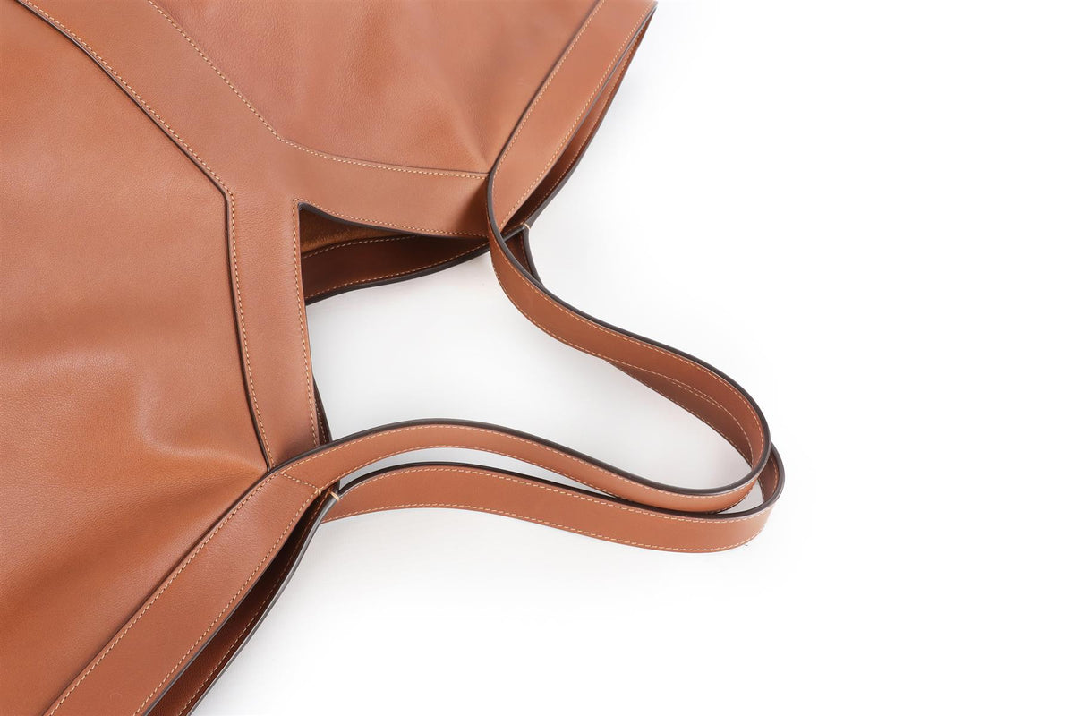 SAINT LAURENT TAN Y LEATHER TOTE BAG
