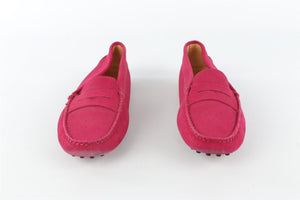 TOD'S PINK SUEDE LOAFERS EU 38 UK 5 US 8