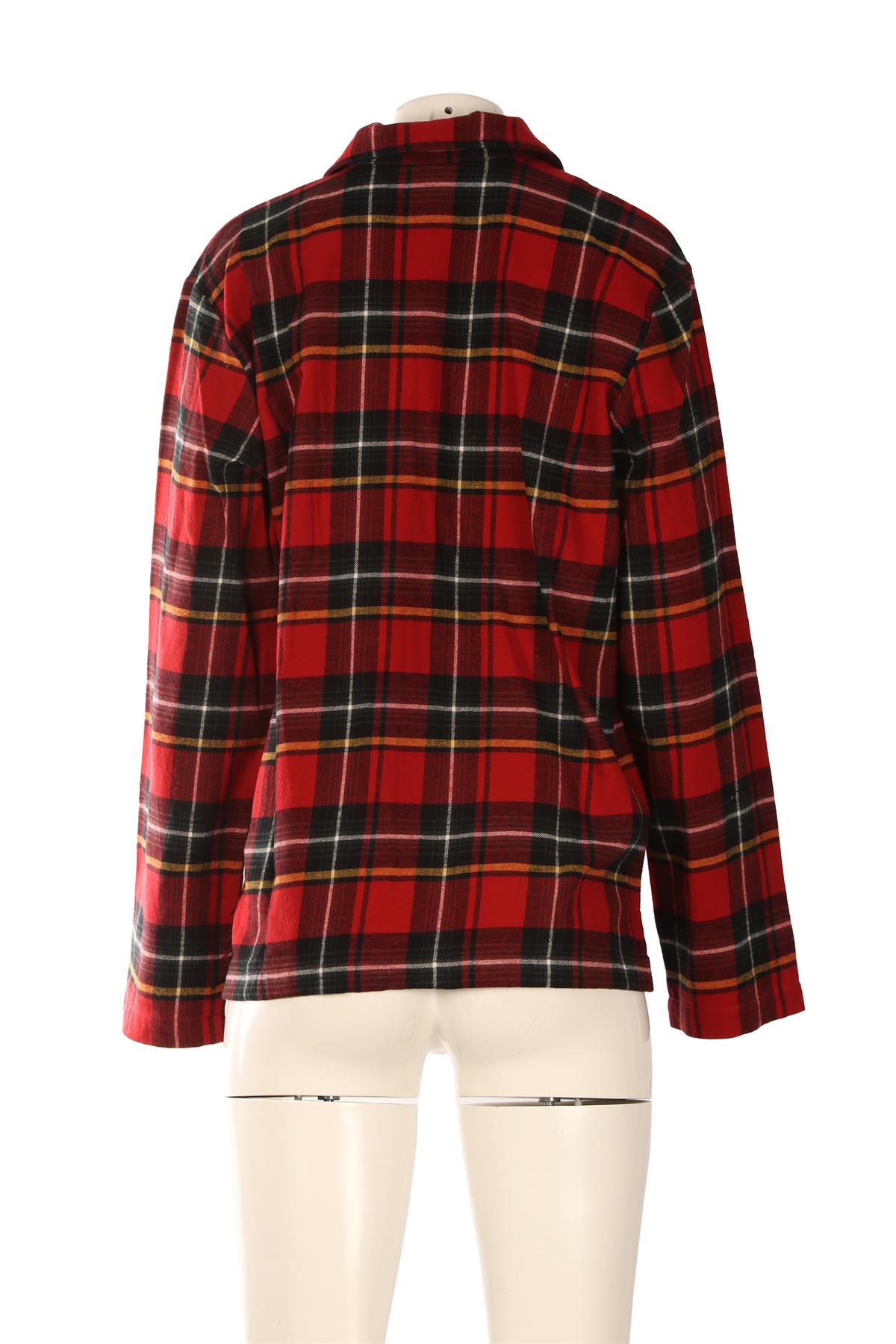 SKIMS RED PYJAMA TOP MEDIUM