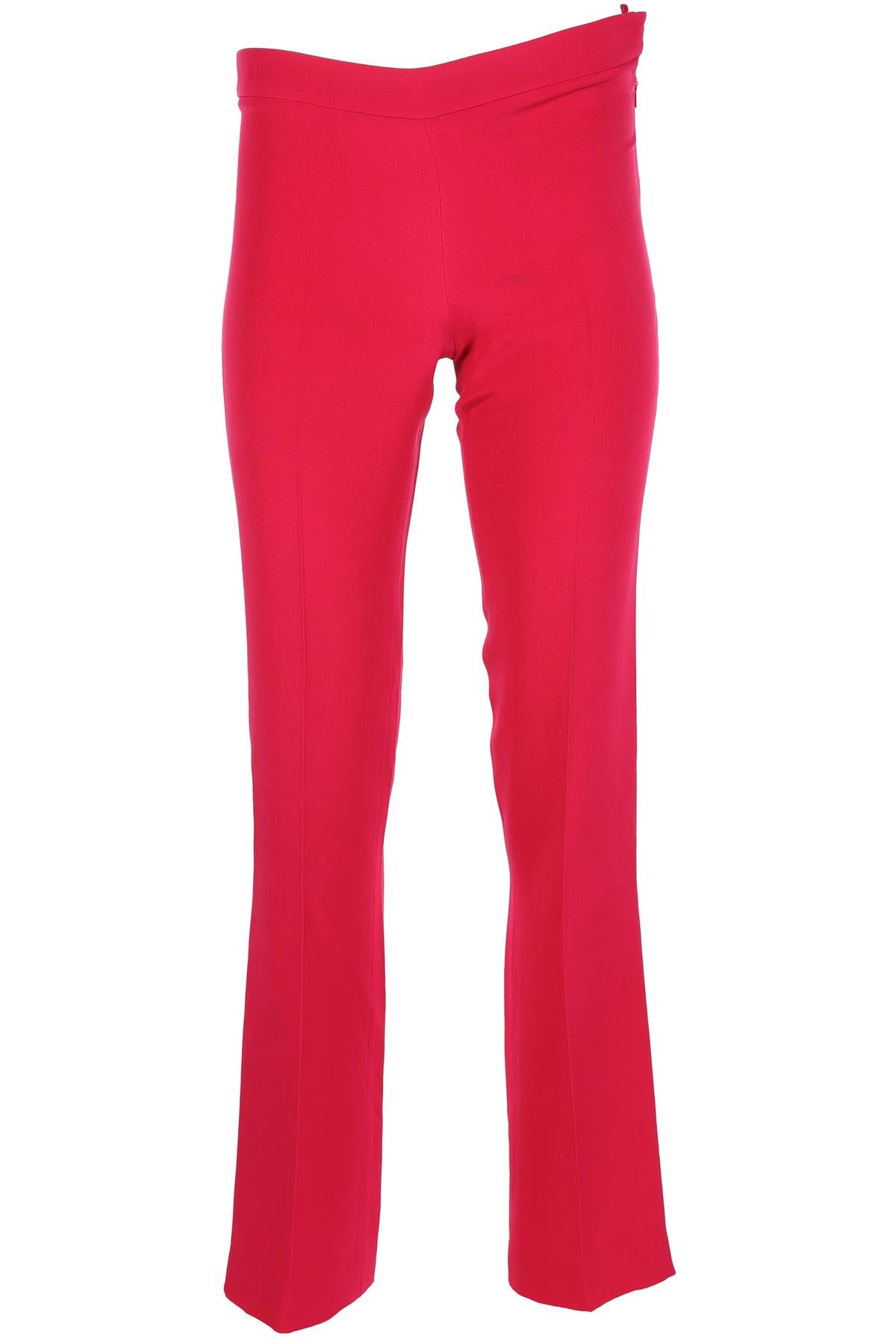 GUCCI 2013 PINK SILK STRAIGHT LEG PANTS IT 38 UK 6