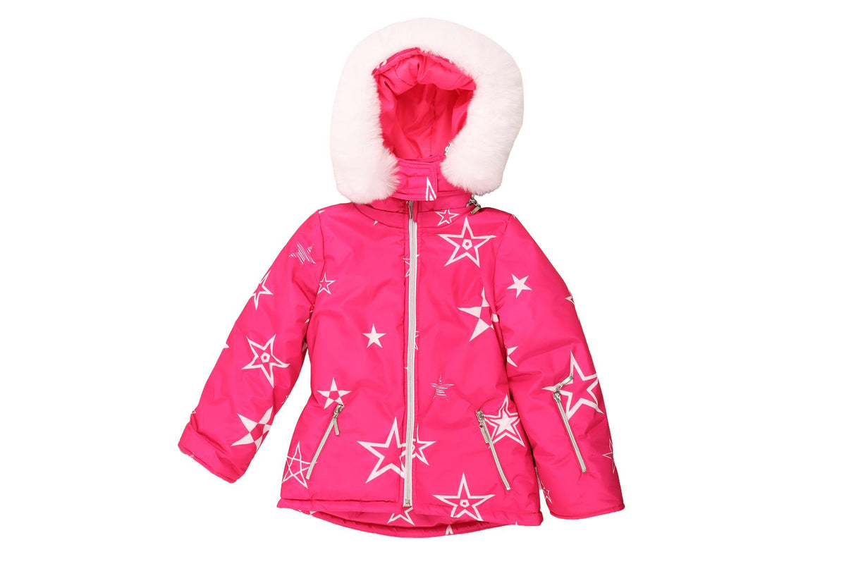 PILGUNI PINK KIDS GIRLS SKI JACKET 5 YEARS