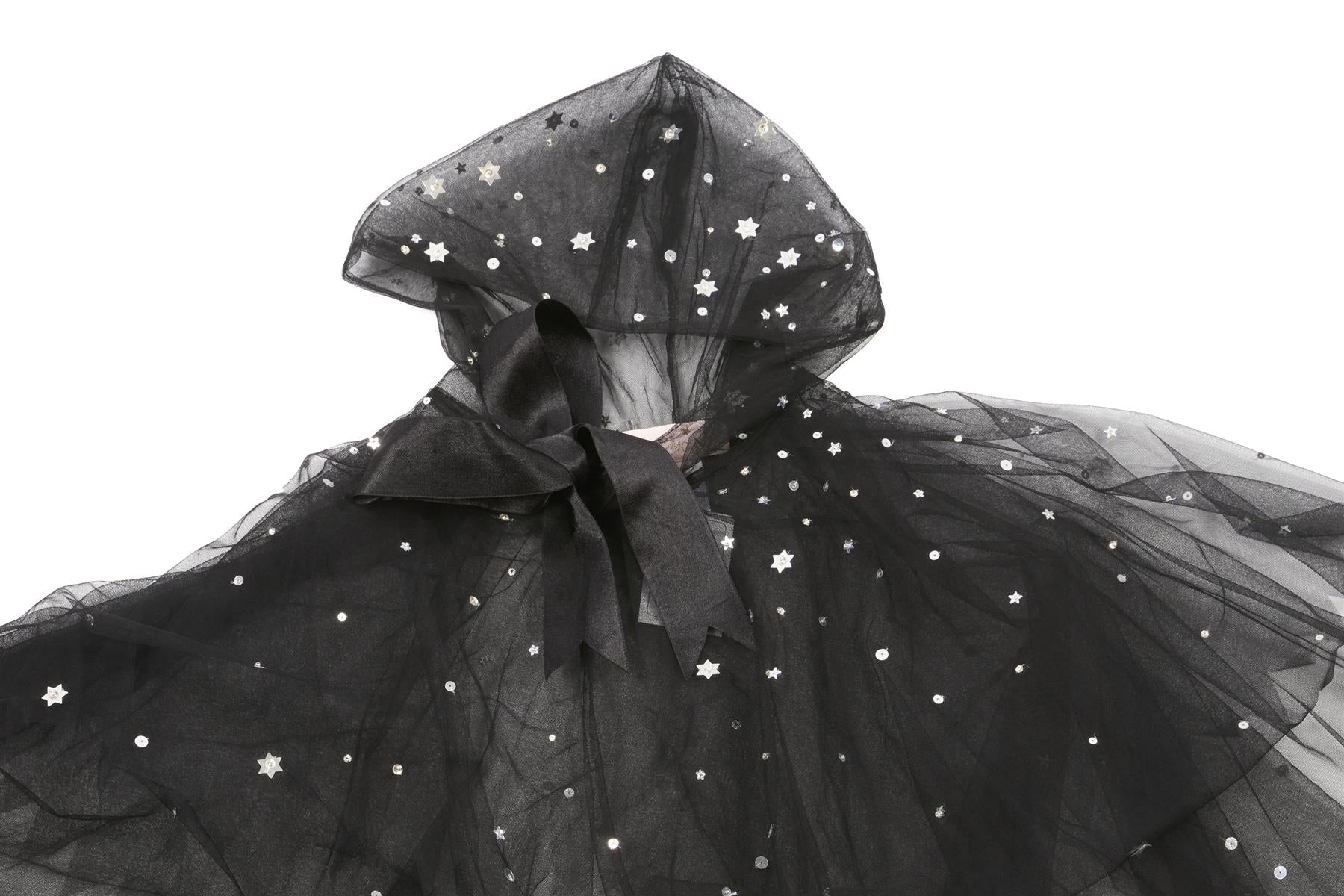 TUTU DU MONDE BLACK KIDS GIRLS CAPE XSMALL