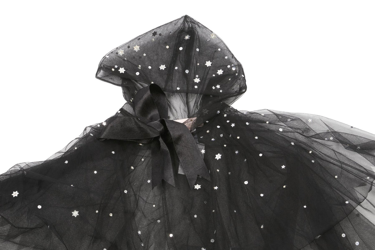 TUTU DU MONDE BLACK KIDS GIRLS CAPE XSMALL