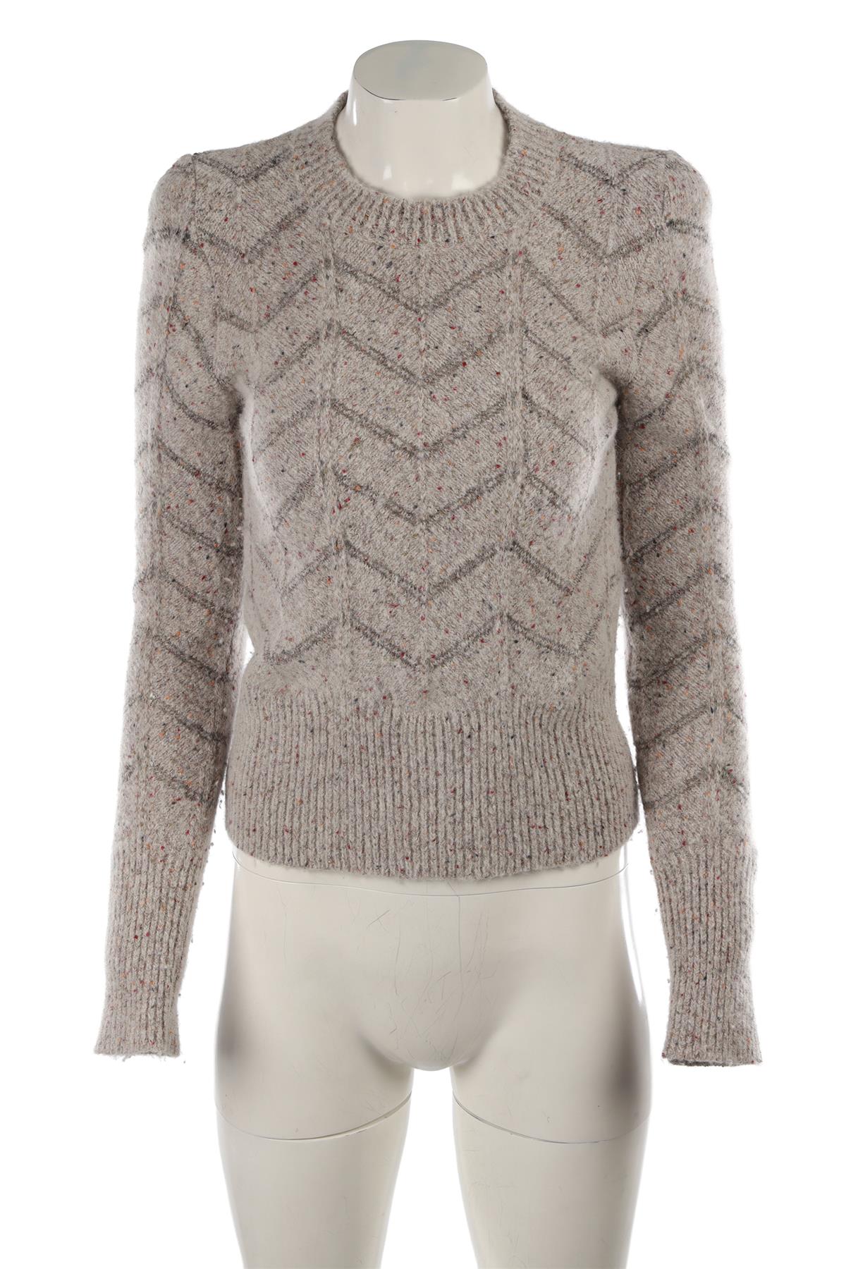 GREY ALPACA SWEATER