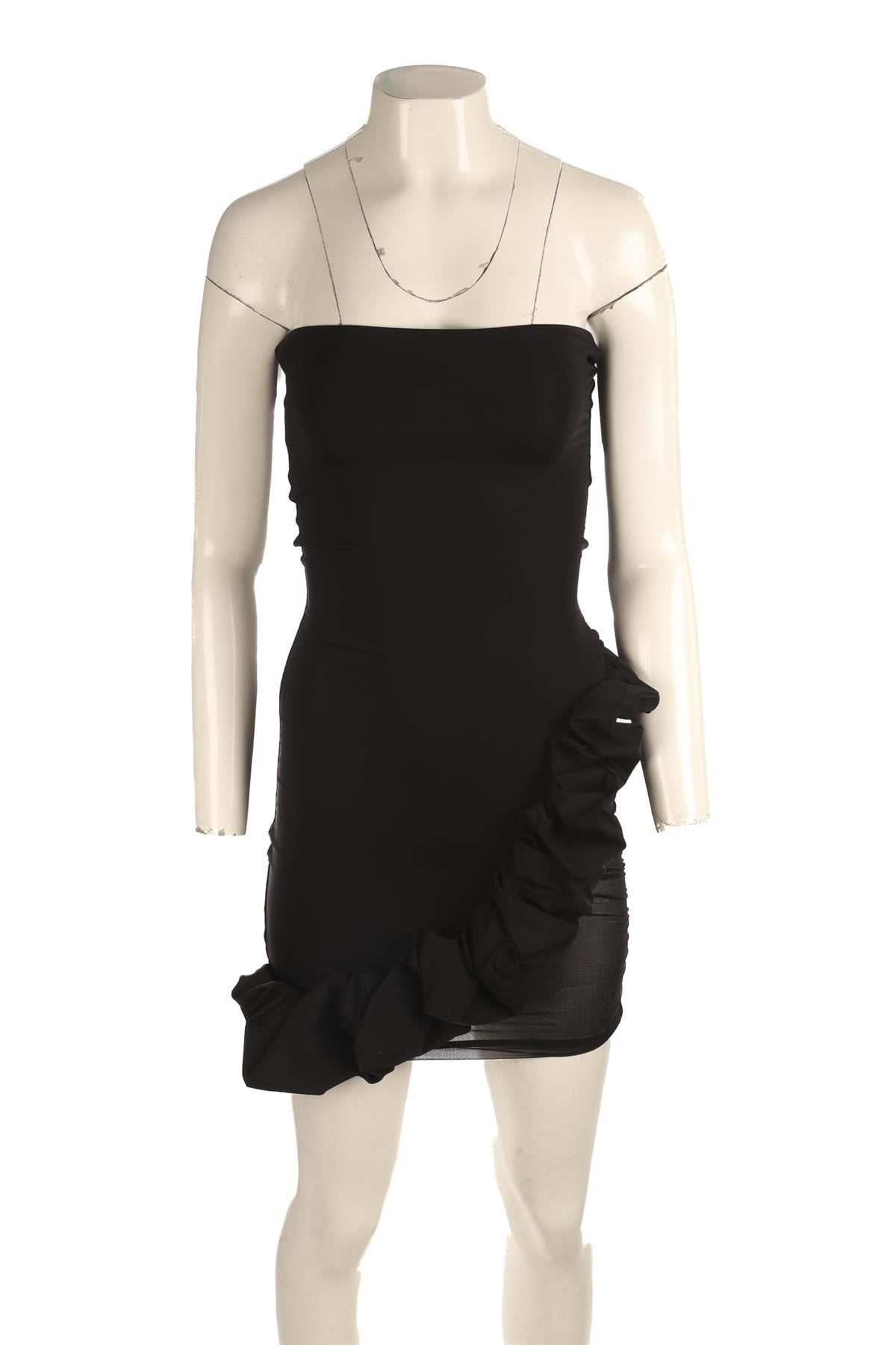 MAYGEL CORONEL BLACK JERSEY MINI DRESS ONE SIZE