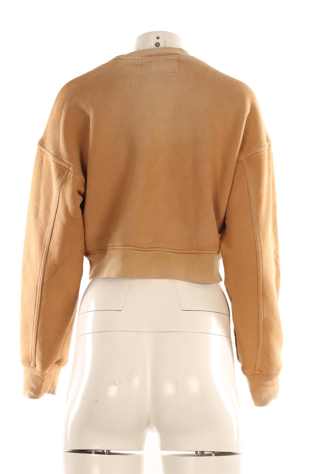 COTTON CITIZEN TAN COTTON SWEATSHIRT SMALL