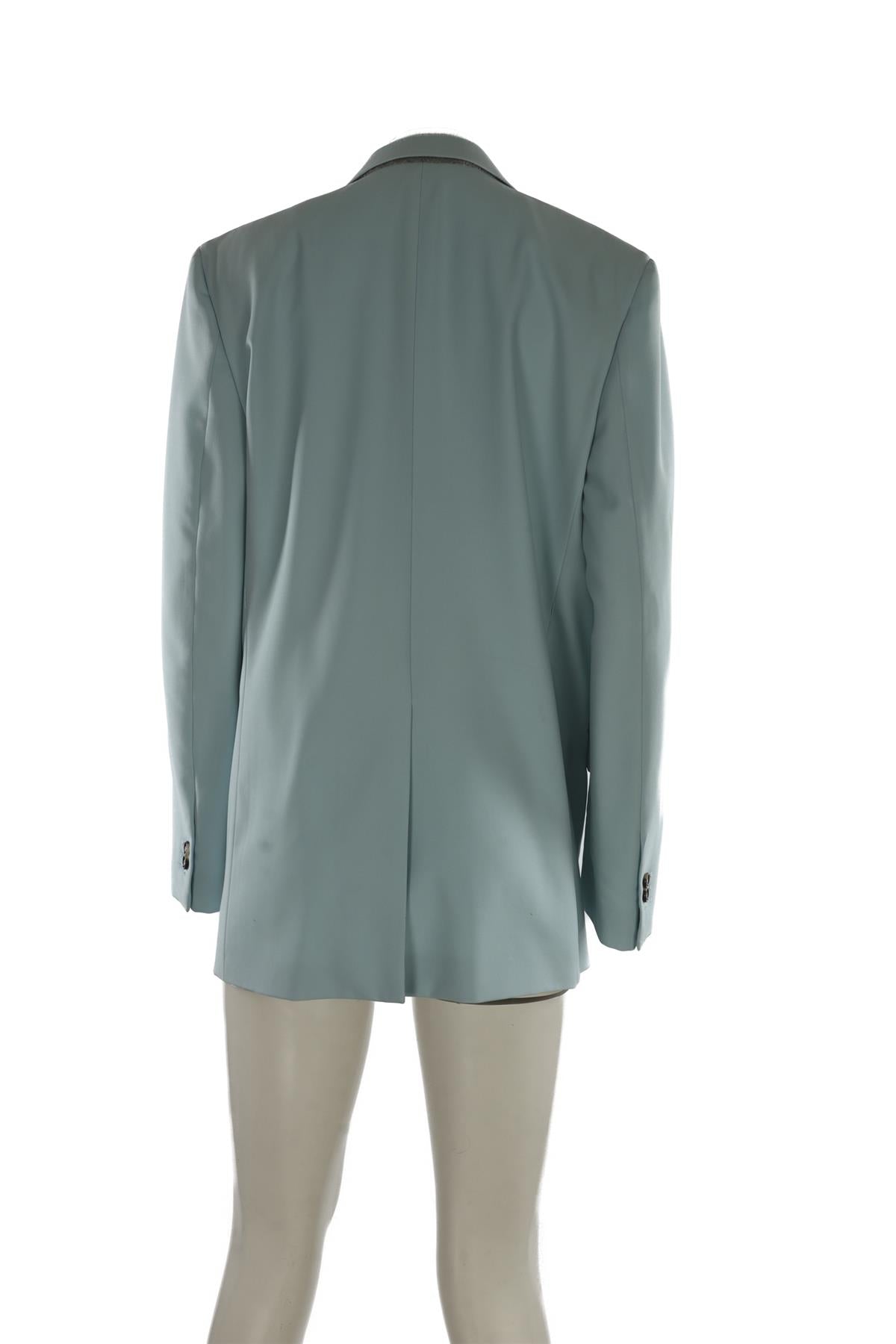 BOTTEGA VENETA BLUE WOOL BLAZER IT 44 UK 12