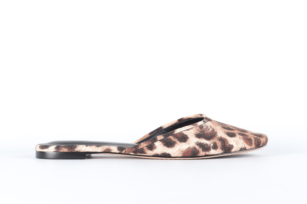 REFORMATION BROWN FABRIC MULES EU 38 UK 5 US 8
