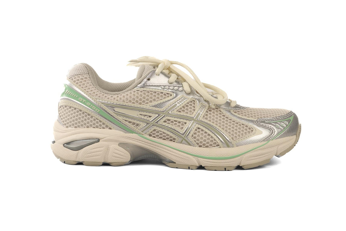 ASICS GREEN GT-2160 SMOKE GREY SNEAKERS EU 39 UK 5 US 6