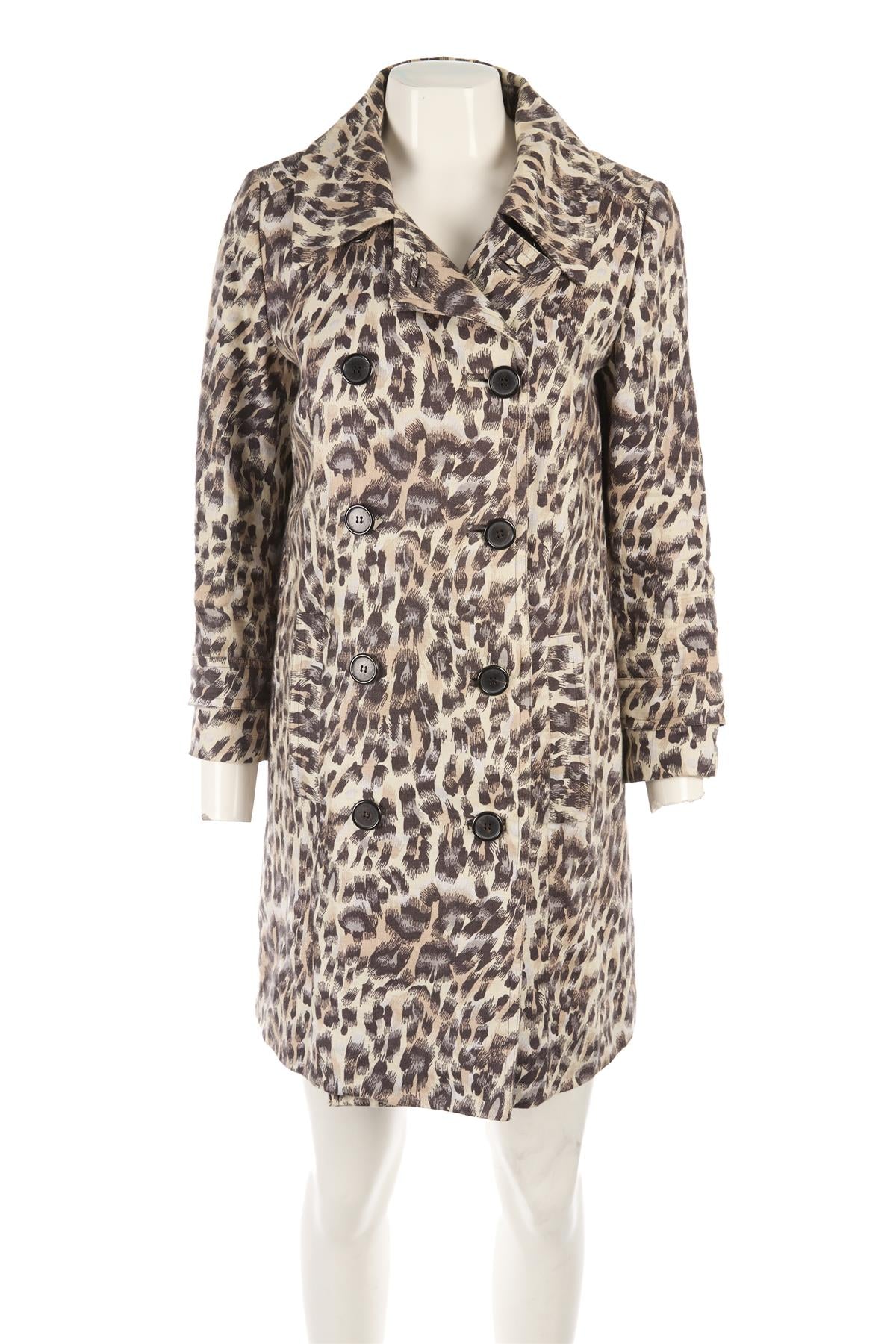 CHLOÉ BEIGE COTTON COAT LARGE