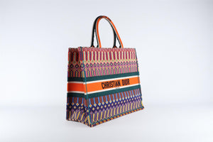 CHRISTIAN DIOR MULTI 2018 BOOK LARGE OBLIQUE CANVAS TOTE BAG