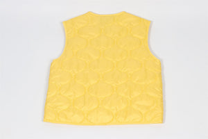 IL GUFO YELLOW KIDS BOYS PADDED GILET 8 YEARS