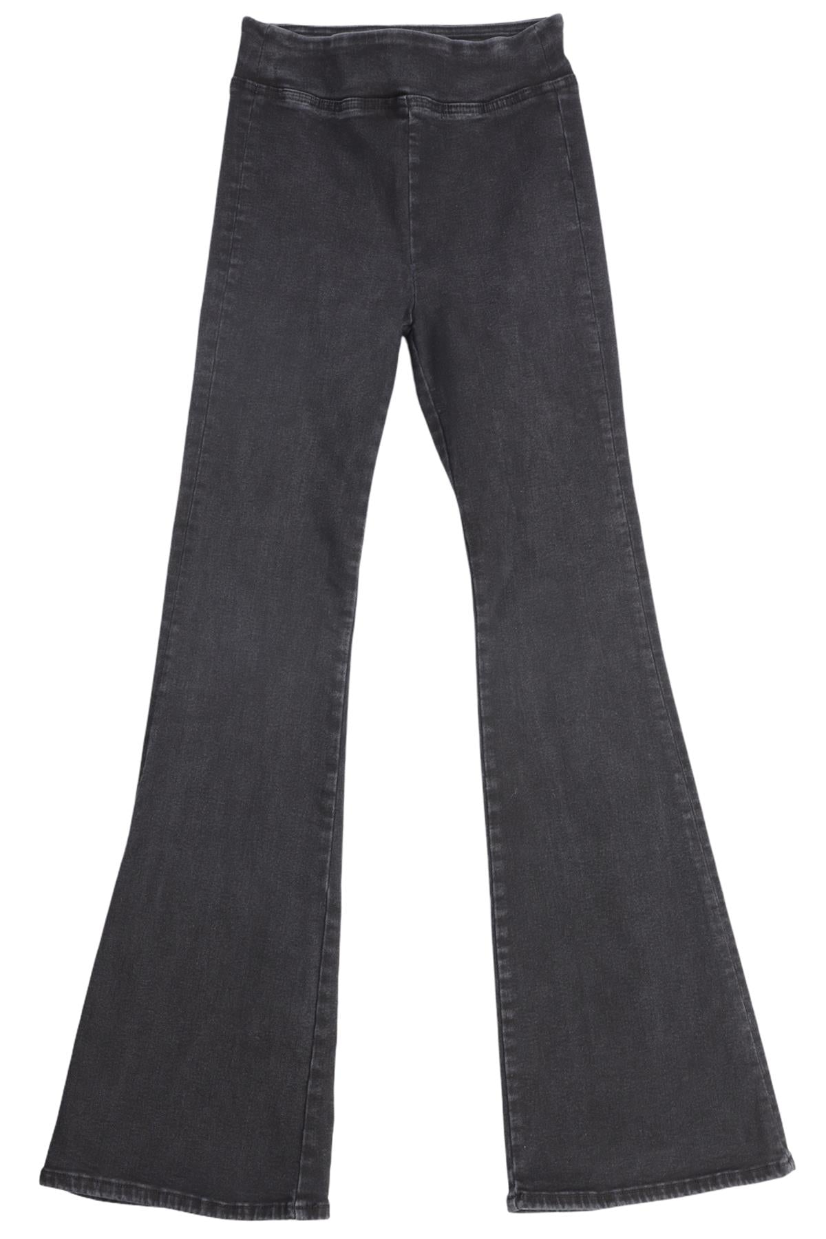 FRAME BLACK HIGH RISE FLARED JEANS UK 8-10