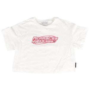 MONNALISA WHITE KIDS GIRLS COTTON T-SHIRT 8 YEARS