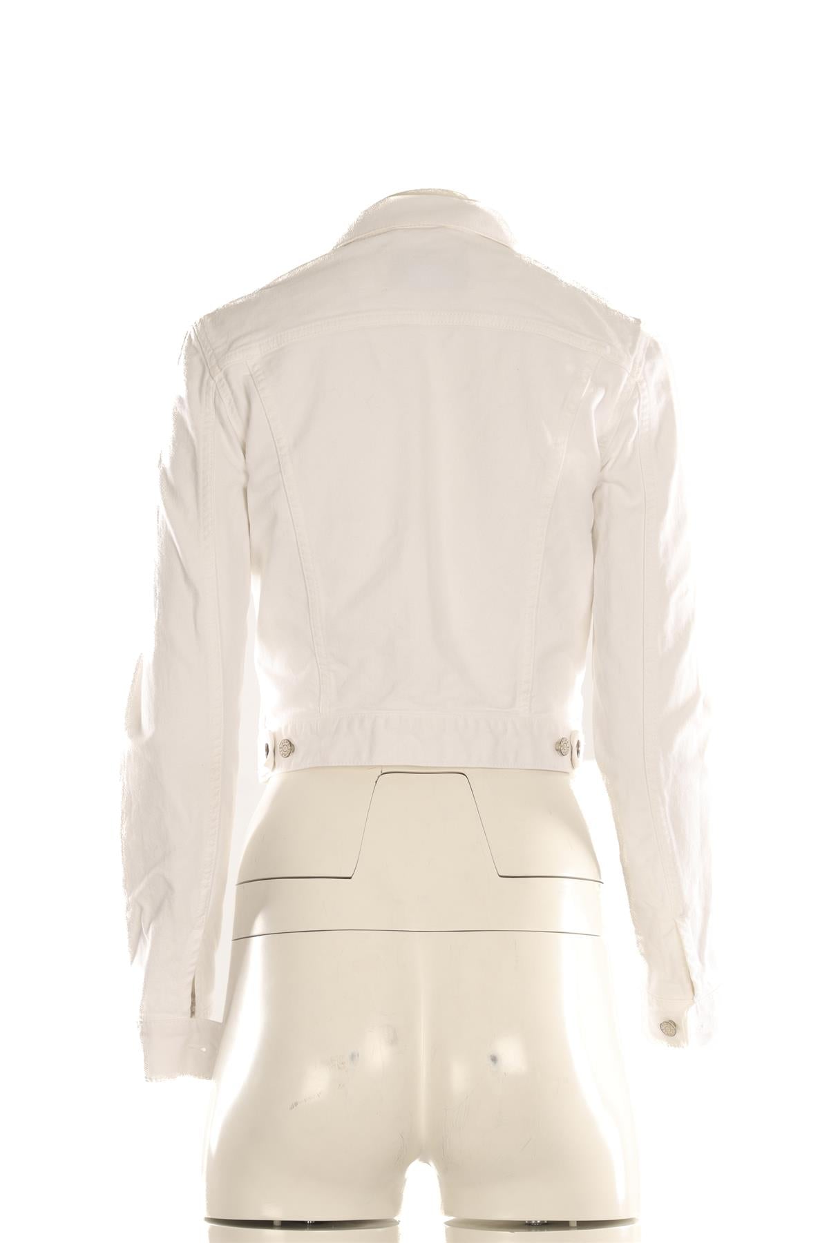 ACNE STUDIOS WHITE DENIM JACKET DK 36 UK 8