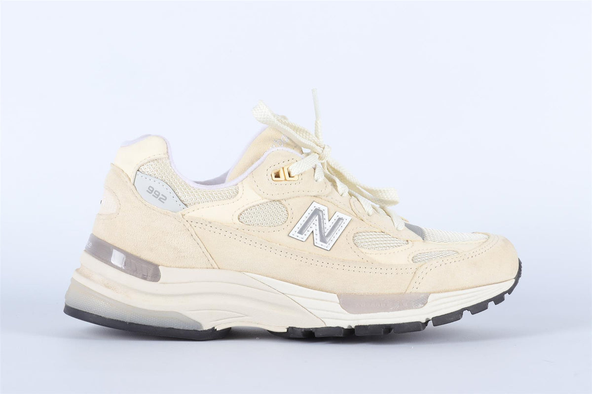 NEW BALANCE CREAM 992 SUEDE SNEAKERS EU 38.5 UK 5.5 US 6