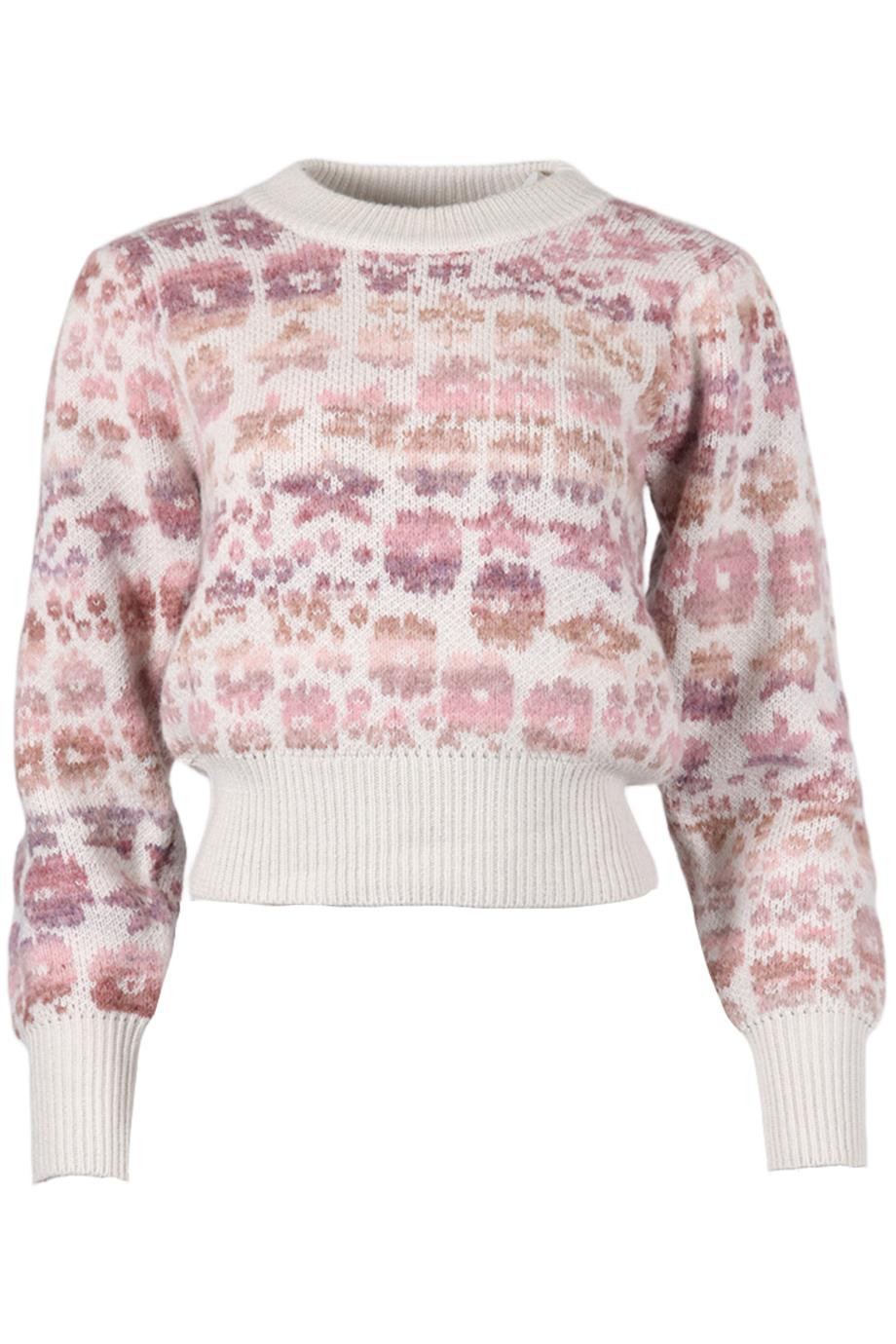 LOVESHACKFANCY WOOL AND ALPACA BLEND SWEATER XSMALL
