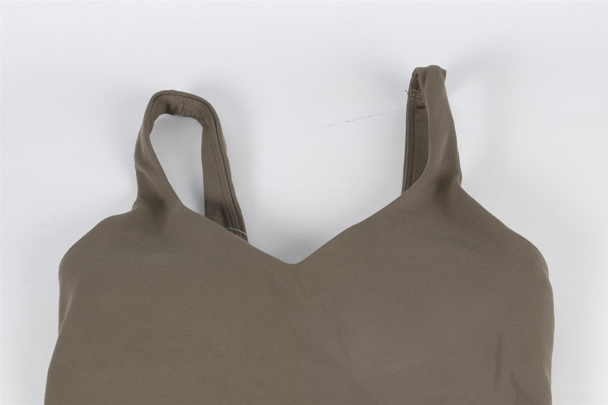 LULULEMON GREEN SPORTS BRA US 4 UK 8