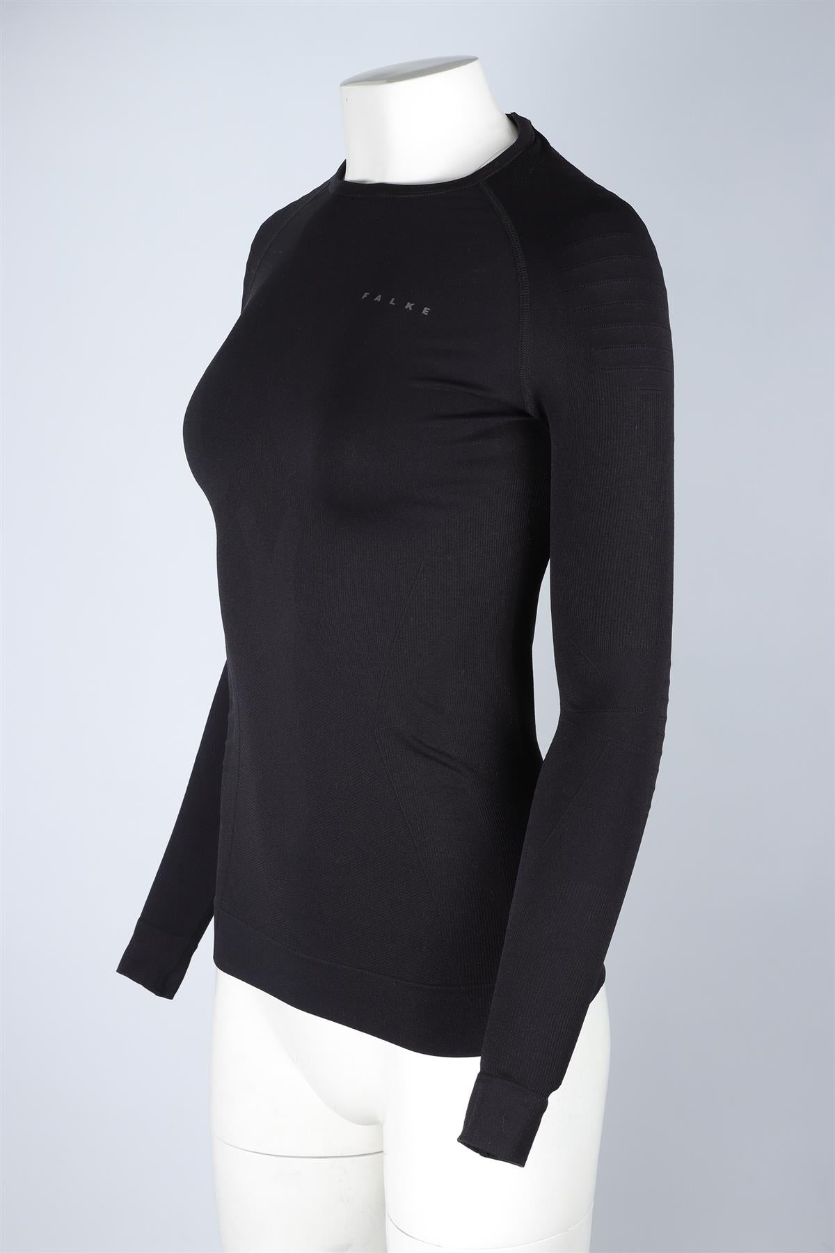 FALKE BLACK KNIT TOP SMALL