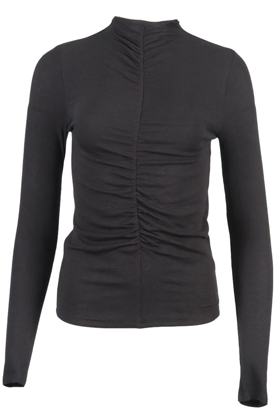 VERONICA BEARD RUCHED MODAL BLEND TOP SMALL