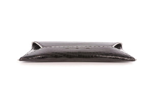VBH BLACK CROCODILE CLUTCH