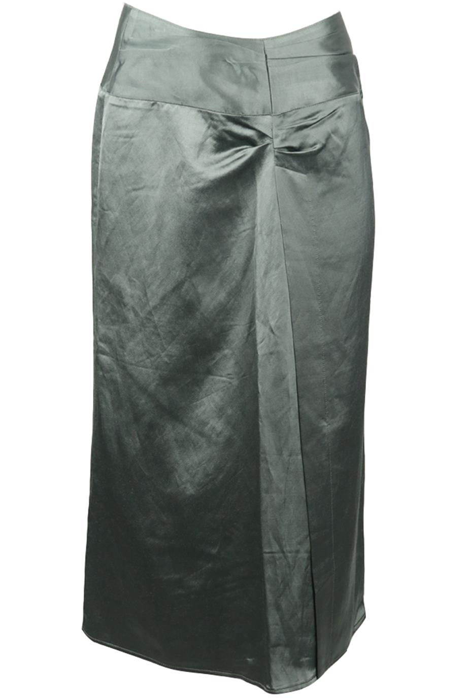 ISABEL MARANT RUCHED SATIN MIDI DRESS FR 38 UK 10