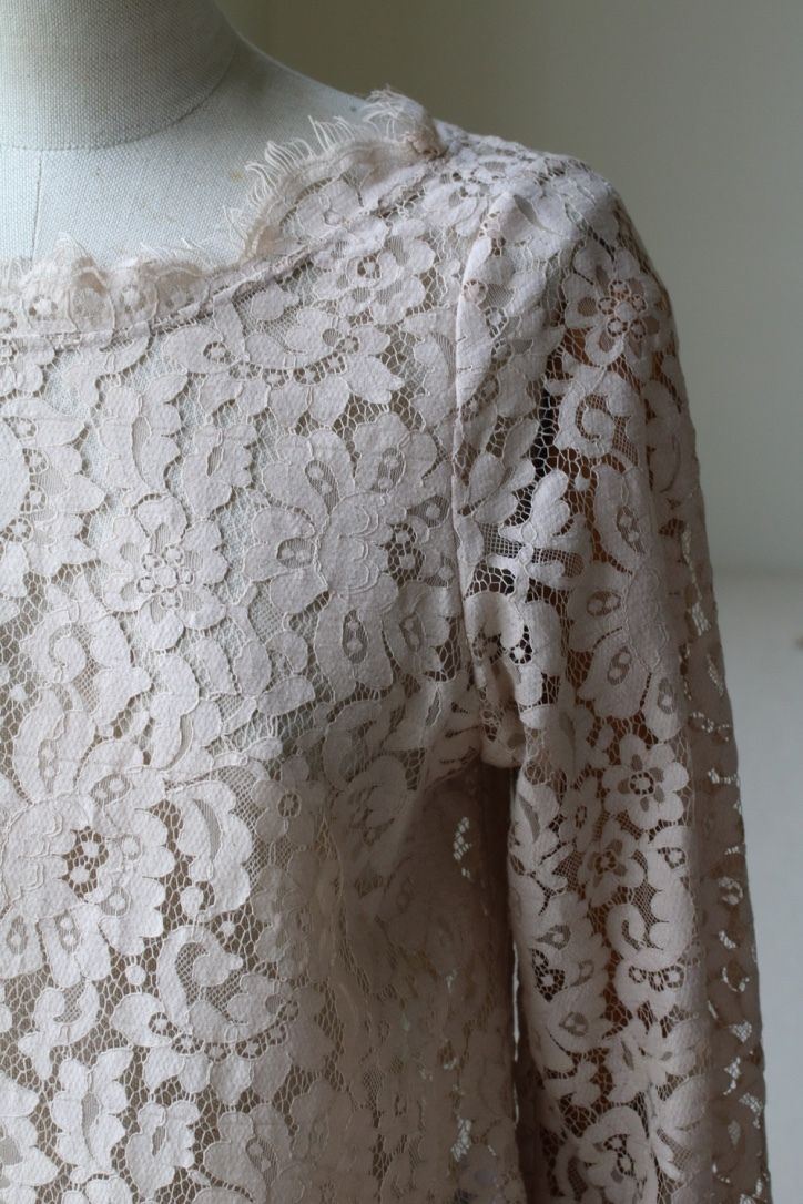 JOIE ELVIA LACE TOP MEDIUM