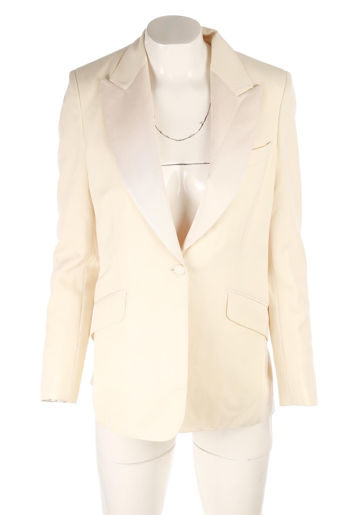 CREAM WOOL BLAZER