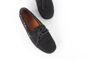 CAR SHOE NAVY MEN'S SUEDE LOAFERS EU 41.5 UK 7.5 US 8.5