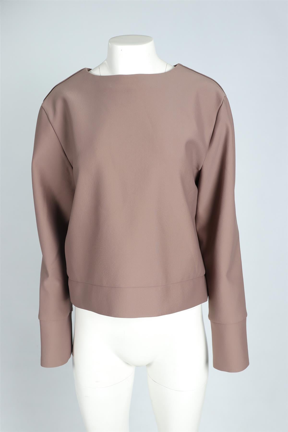 GOLDEN GOOSE DELUXE BRAND BROWN SCUBA TOP MEDIUM